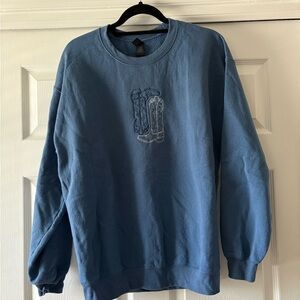 Cowboy Boot Sweatshirt